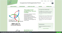 Desktop Screenshot of ev-kirche-hersel.de